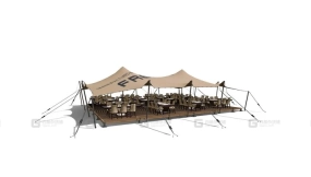 10米 x 15米 - 用餐布置 10m x 15m - Dining Setup