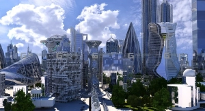 未来城市楼房建筑 Future City HD