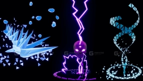 【UE】洛斯的低多边形粒子包  Luos's LowPoly Particle Pack