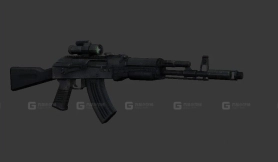 AK-103突击步枪-AK103 3D model