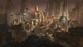 【Kitbash3D】原子朋克未来科幻城市建筑楼房3D模型 Kitbash3D AtomPunk