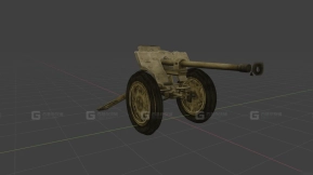 sPzb 41轻型反坦克炮3D模型-30 - sPzb 41 3D model-30