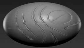 16个ZBrush自定义缝线笔刷 16 Custom SeamStitch brushes for zBrush SET #2
