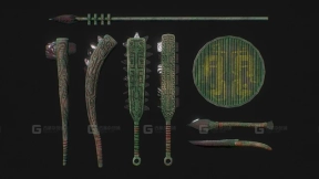 玛雅武器套件 Mayan weapon pack