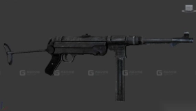 MP40冲锋枪-MP 40 3D model