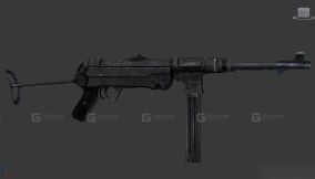 MP40冲锋枪-MP 40 3D model