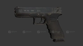 格洛克18C手枪 - Glock 18C 3D model-36