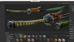 【Maya+zb+sp武士刀】影视化武器和游戏武器制作区别你知道吗？？？