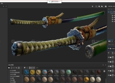 【Maya+zb+sp武士刀】影视化武器和游戏武器制作区别你知道吗？？？