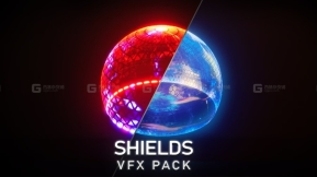 【UE】护盾视觉特效包  Shields VFX Pack