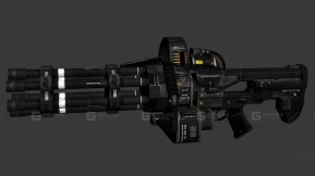 加特林机枪-5 - Minigun 3D model-5