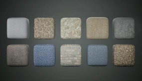 【UE】道路03 - 扫描式摄影测量材质  Roads 03 - Scanned Photogrammetry Materials