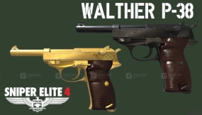 瓦尔特P-38手枪 - Walther P-38 3D model-31