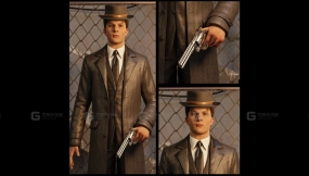 绑定的男性黑手党角色 - Rigged Male Mafia Character