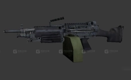 M249轻机枪-M249 3D model-31