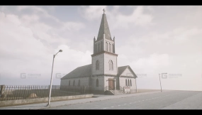 【UE】废弃教堂建筑  Abandoned Church Building