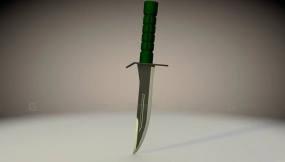 Штык-нож 3D model-5