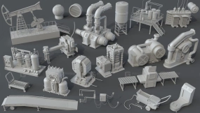 20个工厂道具组件7 Factory Units 7 – 20 pieces