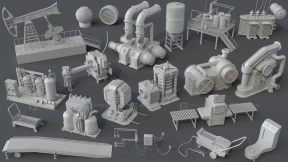 20个工厂道具组件7 Factory Units 7 – 20 pieces