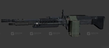 M60E4通用机枪-M60E4 3D model-34