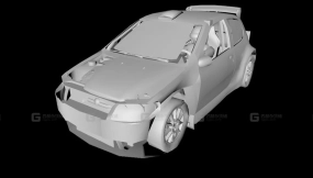 菲亚特庞特 - Fiat Punto 3D model-196