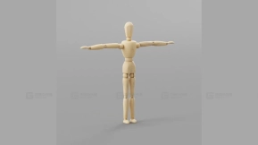 绑定人体模型 Rigged Mannequin