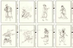 西游记神魔白描线描高清电子图片素材