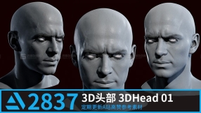 【Artstation】2837张 3D头部 3DHead 01