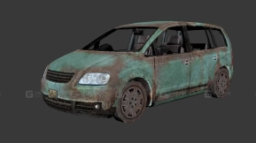 撞毁车辆3 - Crashed car 3 3D model-119