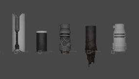 卡尔·凯斯蒂斯定制光剑-34 - Lightsaber Custom Cal Kestis 3D model-34