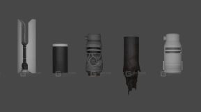 卡尔·凯斯蒂斯定制光剑-34 - Lightsaber Custom Cal Kestis 3D model-34