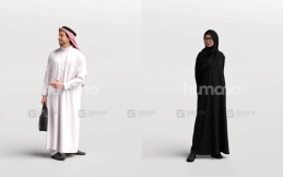 沙特阿拉伯 – 站立姿态  Humano – 2402 – Saudi Arabia – Standing