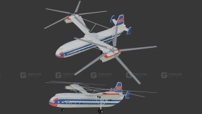 米-12直升机  Helicopter Mil V12