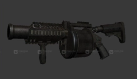 MK14榴弹发射器3D模型-90 - MK14 3D model-90