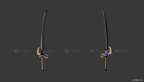武士刀 - Catana 3D model-39