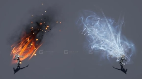 【UE】瞬移与冲刺特效 Blink and Dash VFX