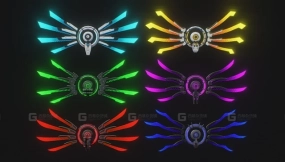 科幻翅膀组合包 Scifi wings pack