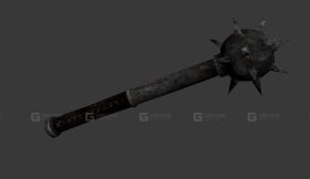 狼牙棒 3D模型-24 - Mace 3D model-24