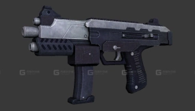 DP冲锋枪3D模型-70 - Dp Submachine Gun 3D model-70