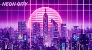 【UE】霓虹都市 - 合成波  Neon City - Synthwave