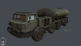 吉尔135罐车 - ZiL 135 tank 3D model-236
