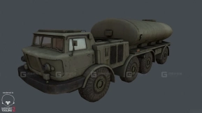 吉尔135罐车 - ZiL 135 tank 3D model-236