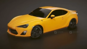 丰田GT86 - Toyota GT86 3D model-87