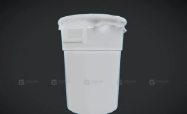 HSG 垃圾桶 PBR游戏就绪 HSG - Trash Can - PBR Game Ready