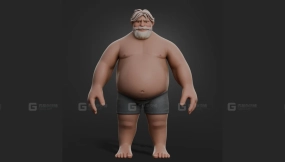 风格化胖角色  Stylized Fat Character
