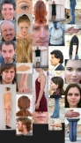 【3DSK】男性女性全身头部结构造型解刨学骨架表情路人参考照片
