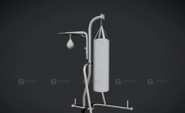 体育器材 沙袋 01 PBR游戏就绪 Sports - Punching Bag 01 - PBR Game Ready