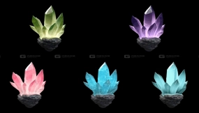 40个水晶石头笔刷