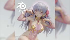 卡通同人可爱少女人物角色 Kama