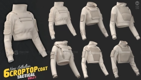 6+短款战术外套vol21 6 CROPTOP - MALES